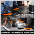 thumbnail image 3 of Genouillères Rembourrage en mousse EVA avec coussin en gel confortables et sangles réglables pour travailler, Gardning, nettoyage, Parquet, carrelage et de construction Kuyhfg Bienvenido a Kuyhfg, 3 of 5
