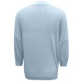 thumbnail image 7 of CAIXIA Lightweight Sweaters For Women Crewneck 3/4 Sleeve Loose Slim Long Sleeve Pullover Tops Thin Basic Clothes Layering Shirts Work Outfits Fall Winter Clothes,Sky Blue, 7 of 7