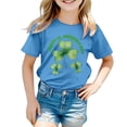 thumbnail image 3 of lnmuld Cute Tops St Patricks Day Toddler Casual Short Sleeve Tee for Boys and Girls Irish Themed Kids Top Size:4-5 Years, 3 of 4