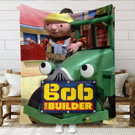 Bob the Builder Throw Blanket Gifts for Fans Lover Girls Boys Women Present Hoodie Him Bed 60"x80"