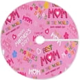 thumbnail image 1 of FMSHPON Happy Mother's Day Xmas Christmas Tree Skirt Stand Mat for Holiday Party Decoration Indoor Outdoor 36 inches, 1 of 6