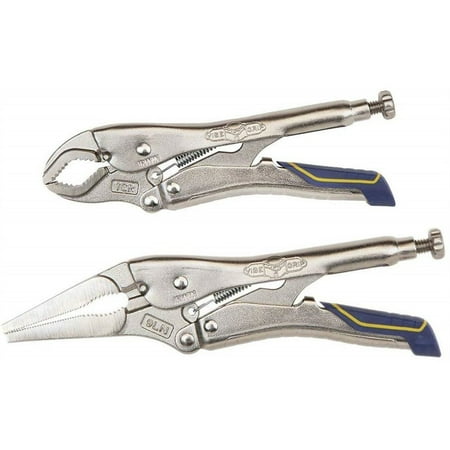 UPC: 0885911597890 | Irwin Vise-Grip IRHT82589 Alloy Steel 7 in. Locking Pliers and 9 in. Linesman Pliers Combo Kit