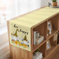 thumbnail image 6 of Table Runners 72 Inches Long Dress Scarves, Yellow Bee Gnomes Farmhouse Kitchen Table Runner, Coffee Tablerunners, Spring Floral Daisy Farmhouse 14x72 Inch, 6 of 9
