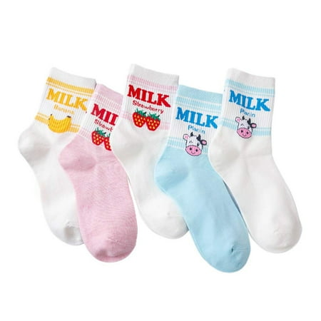 

mveomtd Women Socks Cotton To wear Hiking Women Plaid Vest Multicolor One Size