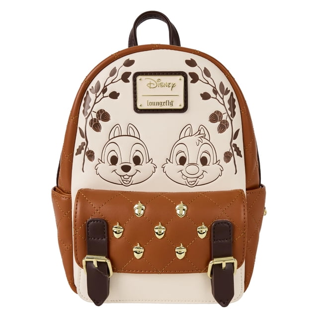 Mochila Loungefly Disney Chip y Dale Acolchonada 25x19x10 cm