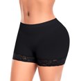 thumbnail image 3 of KoRwelex Padded Underwear for Women Butt Lifter Panties Booty Pads Butt Enhancer Lace Boyshorts Shapewear 2 Pack, 3 of 7
