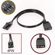 RGB Hub Adapter Cable 4Pin To 3Pin Converter For Corsair RGB HUBs Lian Li Strimer Plus Lighting Node Core Fan Device