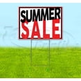 thumbnail image 1 of Summer Sale (18" x 24") Yard Sign, Includes Metal Step Stake, 1 of 6