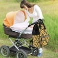thumbnail image 5 of Kdxio Baby Diaper Backpack,Multi-Function Travel Backpack Nappy Bags,Nursing Bag, Fashion Mummy,Roomy Waterproof for Baby Care(Vintage Black Plaid Sunflower), 5 of 5