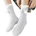 thumbnail image 3 of Dyfzdhu Women Winter Thermal Fuzzy Socks Slipper Socks Women Soft Fuzzy Sleeping Socks Fuzzy Slipper Socks, 3 of 4