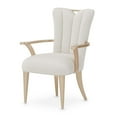 thumbnail image 4 of Michael Amini La Rachelle Dining Arm Chair in Champagne Ivory Jacquard Set of 2, 4 of 12