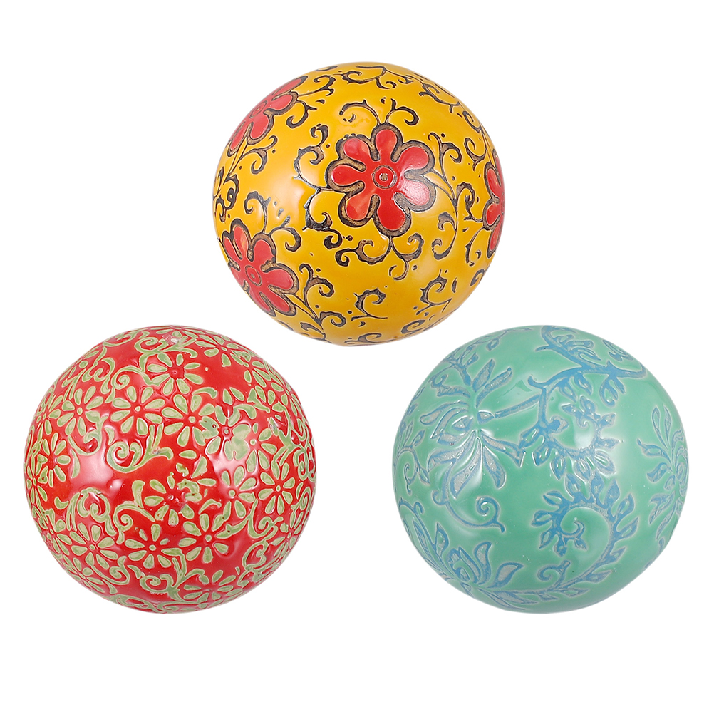 Balls Ceramic Decorative Orbs Porcelain Balls Centerpiece Tank Fish Bowl Spheres Floating