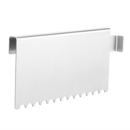 

ametoys Stainless Steel Rear Grease GateDam Grease Trap Food Screen Barbeque Accessories for Flat Griddle and Other Grills