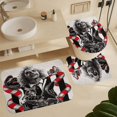 thumbnail image 6 of Beetlejuice Beetlejuice 4 Pcs Shower Curtain Set Bathroom Sets Shower Curtain with 12 Hooks Bathroom Decor with Rugs Bath Accessories with Mats Toilet Lid Cover, 6 of 8
