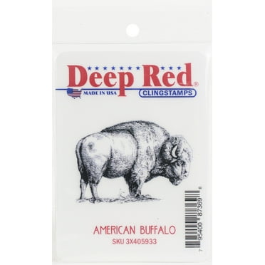 Deep Red Cling Stamp - 4 Wheeler Design, Natural Rubber Stamp For Crafting, 3.25x3 Inch 7 thumbnail image