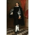 thumbnail image 2 of Bartolomé Estebán Murillo 13x18 Gold Ornate Wood Frame and Double Matted Museum Art Print Titled - Portrait of a Gentleman, Presumably a Member of the Ostigliani Family (1677), 2 of 4