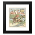 thumbnail image 2 of Randolph Caldecott 20x23 Black Modern Framed Museum Art Print Titled - The Diverting History of John Gilpin Pl1 (1887), 2 of 5