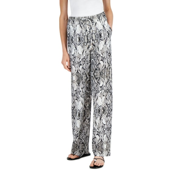 INC International Concepts Womens Wide Leg Pants Desert Snake A XL