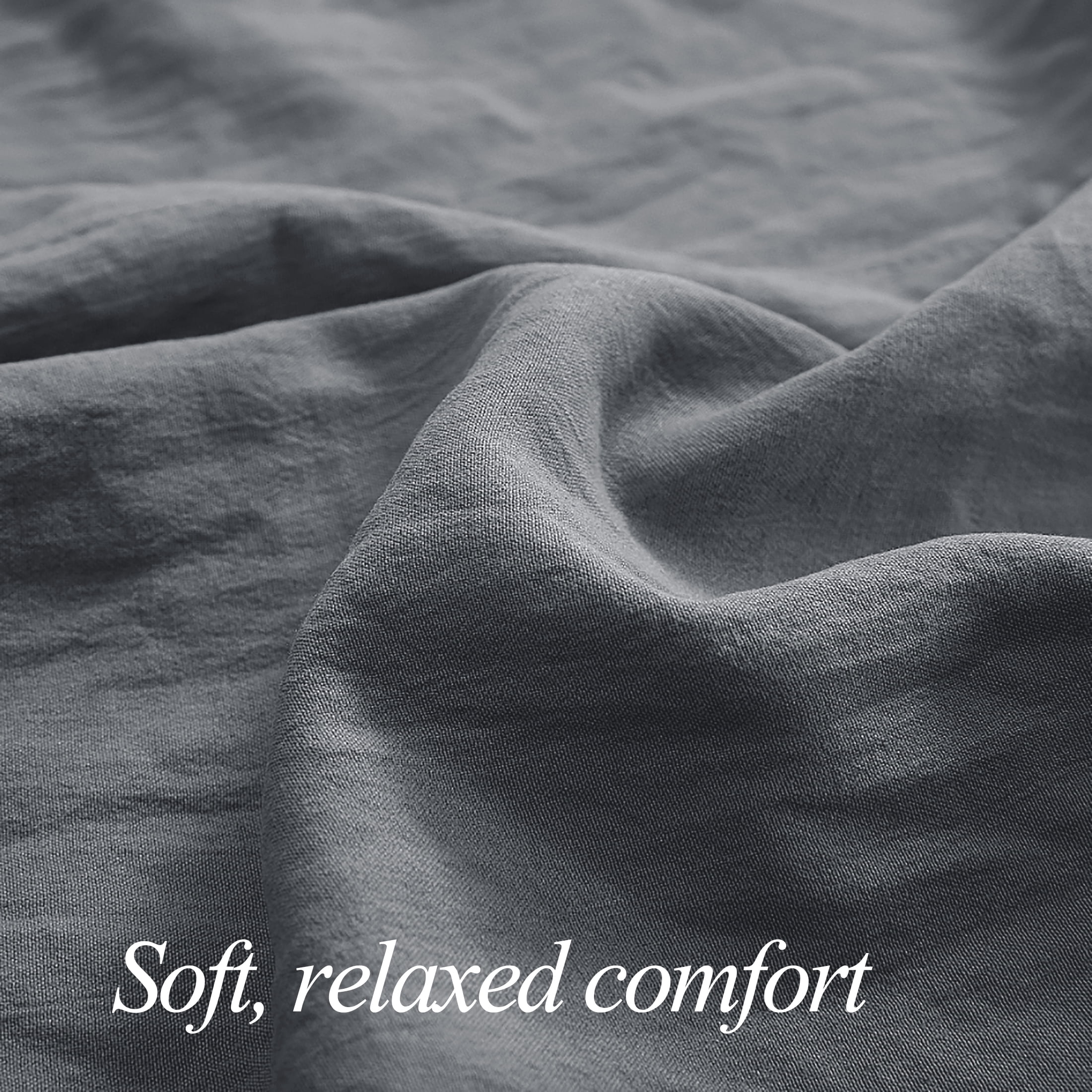 Mainstays Washed Ultra Soft Microfiber Bed Sheet Set, Twin-XL, Soothing Grey, 3 Piece