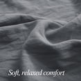 thumbnail image 5 of Mainstays Washed Ultra Soft Microfiber Bed Sheet Set, Twin-XL, Soothing Grey, 3 Piece, 5 of 11