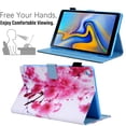thumbnail image 3 of Dteck Case for Samsung Galaxy Tab A 10.1-inch SM-T510 T515 (2019 Released),Magnetic Patterned Folio PU Leather Card Holder Wallet Shell Kickstand Case Protective Cover,Cherry blossoms, 3 of 4