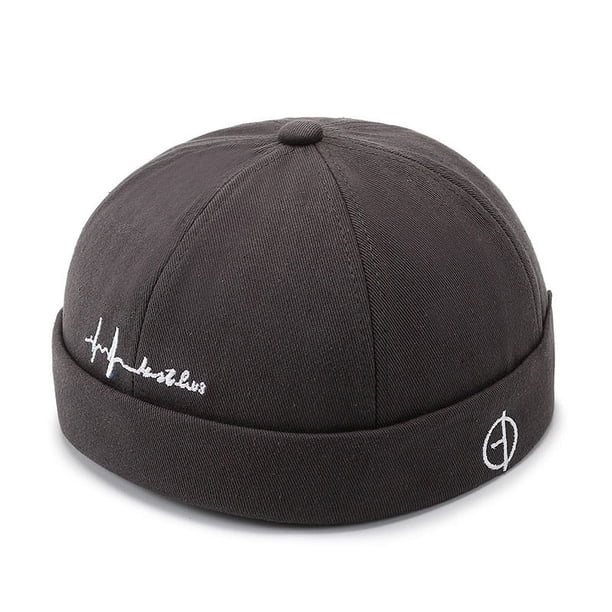 Sombrero de estilo moderno para hombre, sombrero de piso para primavera y otoño, sombrero de melón, sombrero Sattler retro de hip hop para mujer, sombrero moderno