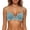 Blue, variant on SRZYMJ Women's Demi-Cup Bra Comfortable Seamless Wireless T-Shirt Bra For Women Everyday Lightweight Breathable Soft