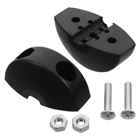 NICEXMAS Nicexmas Black Rubber Nonslip Hose Reel Stopper for Home Retractable