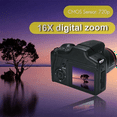 thumbnail image 2 of Digital Camera Vlog Camera Photography 16X Digital Zoom 720P HD SLR Camera Photo Cameras for Live Stream, 2 of 3
