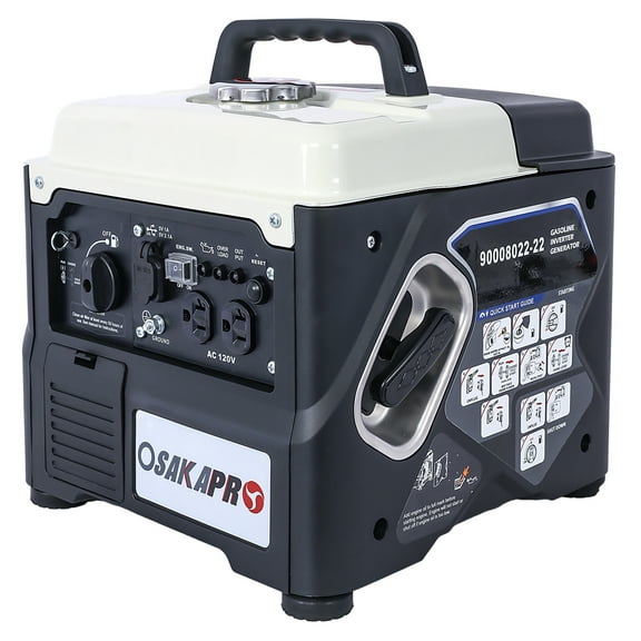 Portable Inverter Generator,1200W ultra-quiet gas engine, EPA Compliant, Eco-Mode Feature, Ultra Lightweight for Backup Home Use & Camping
