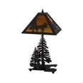 thumbnail image 2 of Meyda Tiffany 151431 Lone Moose 21" Tall Buffet Table Lamp - Bronze, 2 of 6