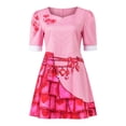 thumbnail image 5 of Descendant Series Halloween Costume,Pink Princess Dress Up Outfits,Halloween Cosplay Party Dress for Women,Size 2XL, 5 of 9