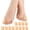 Beige, variant on Povihome Toe Sleeves, Toe Protectors, 10 Pack Toe Tube Pads for Hammer Toe,Stubbed Toe,Corns, Calluses Protect (Medium Size, White)