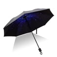 thumbnail image 2 of Paraguas plegables a prueba de viento para mujeres, niñas, hombres, sombrilla UV, sombrilla para lluvia, sombrilla con pegamento negro, a prueba de rayos ultravioleta Eigraketly JJ15116-02B, 2 of 3