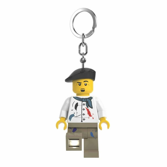 LEGO Minifigures Keychain Light - Artist - 3 Inch Tall Figure (KE216H)