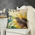 thumbnail image 2 of YINGXI  Summer Pillow Covers Hummingbird Sunflower Throw Pillow Covers Summer Farmhouse Cushion Case Decor for Sofa Couch 20x20in, 2 of 5