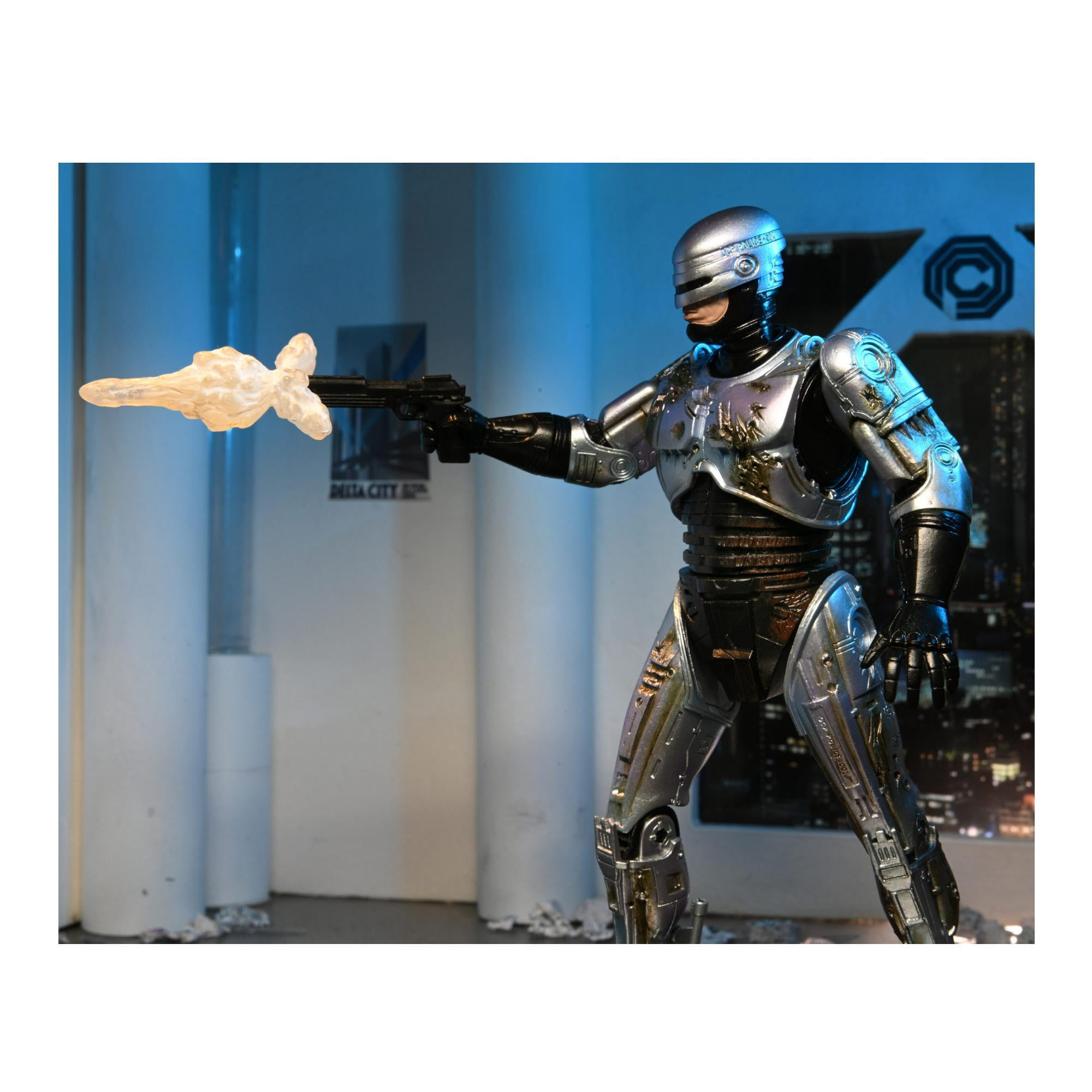 NECA [ロボコップ]AlexjMurphy BATTLEDamage!VER NECA 7-Inch Ultimate Battle-Damaged RoboCop with Chair and Alex