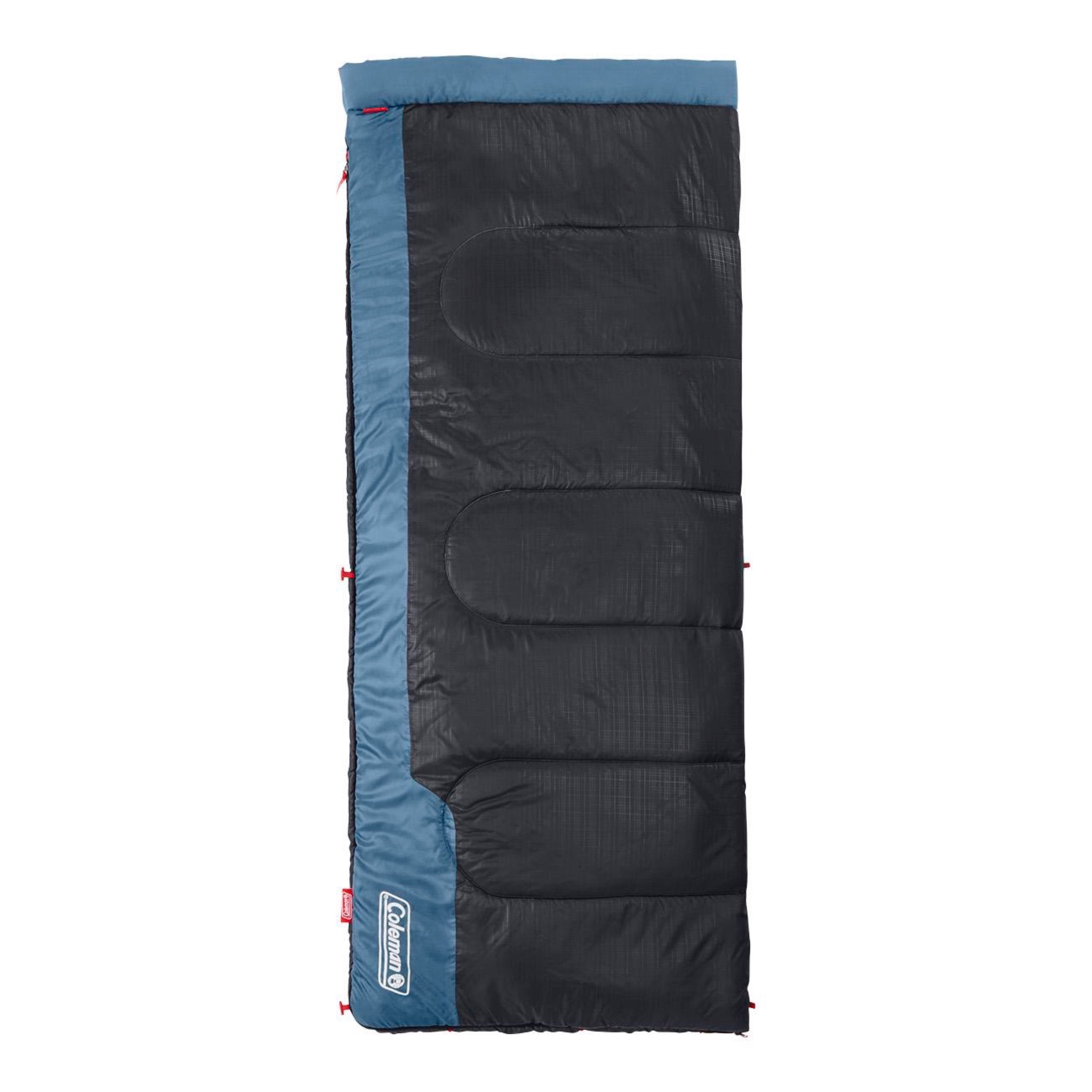 Coleman Bannack 50 F Warm Weather Adult Sleeping Bag Blue