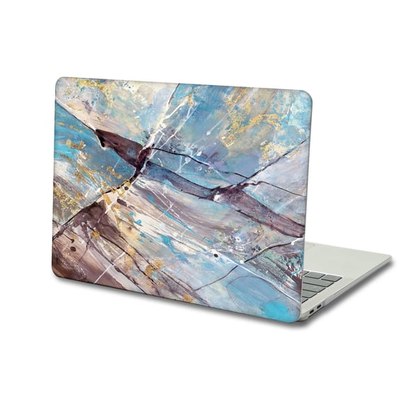 KSK KAISHEK Hard Shell Case Cover Compatible with New MacBook Air 13"( Retina Display and Touch ID, 2022 2021 2020 2019 2018) Model A2337 m1&A2179&A1932, USB Type-C Marble 63