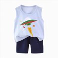 thumbnail image 4 of kaprioy Toddler Boys Sleeveless Cartoon Print Tank Top and Shorts Set Cotton Boys Summer Clothes 3 6 12 18 24M 2T 3T 4T 5T 6T, 4 of 4