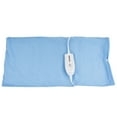 thumbnail image 2 of XL Heat Pad Blanket- Electric Moist/Dry Heating Mat with 9 foot AC Power Cable & 4 Remote Controlled Temperature Settings, Washable Cover by Bluestone, 2 of 4