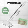 thumbnail image 2 of Mini Lazy Mop, Towel Mop, White, Small Bathroom Mop, Multi-Functional Towel Mop, Wet And Dry Use, 39.37 Inches,2PC., 2 of 5