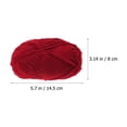 thumbnail image 2 of MOKKHNB 5Pcs Yarn for Crochet Red DIY Craft Rope for Families, 2 of 7