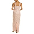 thumbnail image 2 of Adrianna Papell Square Neck Sleeveless Embroidered Zipper Back Sit Back Mesh Dress-BLUSH / 16, 2 of 2