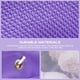 thumbnail image 5 of Organizador de Peluches ANROYE Grande Triangular Morado para Niños, 5 of 7