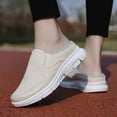 thumbnail image 6 of Women's Loafers with Breathable Leather Like Upper Women's Casual On Shoes Breathable Low Heel Comfortable Walking Shoes For Daily Wear With Jeans Shorts Pants Spring Summer Fall, 6 of 9