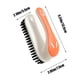 thumbnail image 3 of Cepillo de cerdas suaves para zapatos para una limpieza delicada | Cepillo multiusos para el hogar y zapatos con mango ergonómico | Cepillo de plástico azul o naranja para zapatos y ropa, 3 of 6