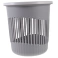 thumbnail image 4 of Soimiss Office Trash Basket Plastic Rubbish Can Grey Simple Look Practical for Office, 4 of 8