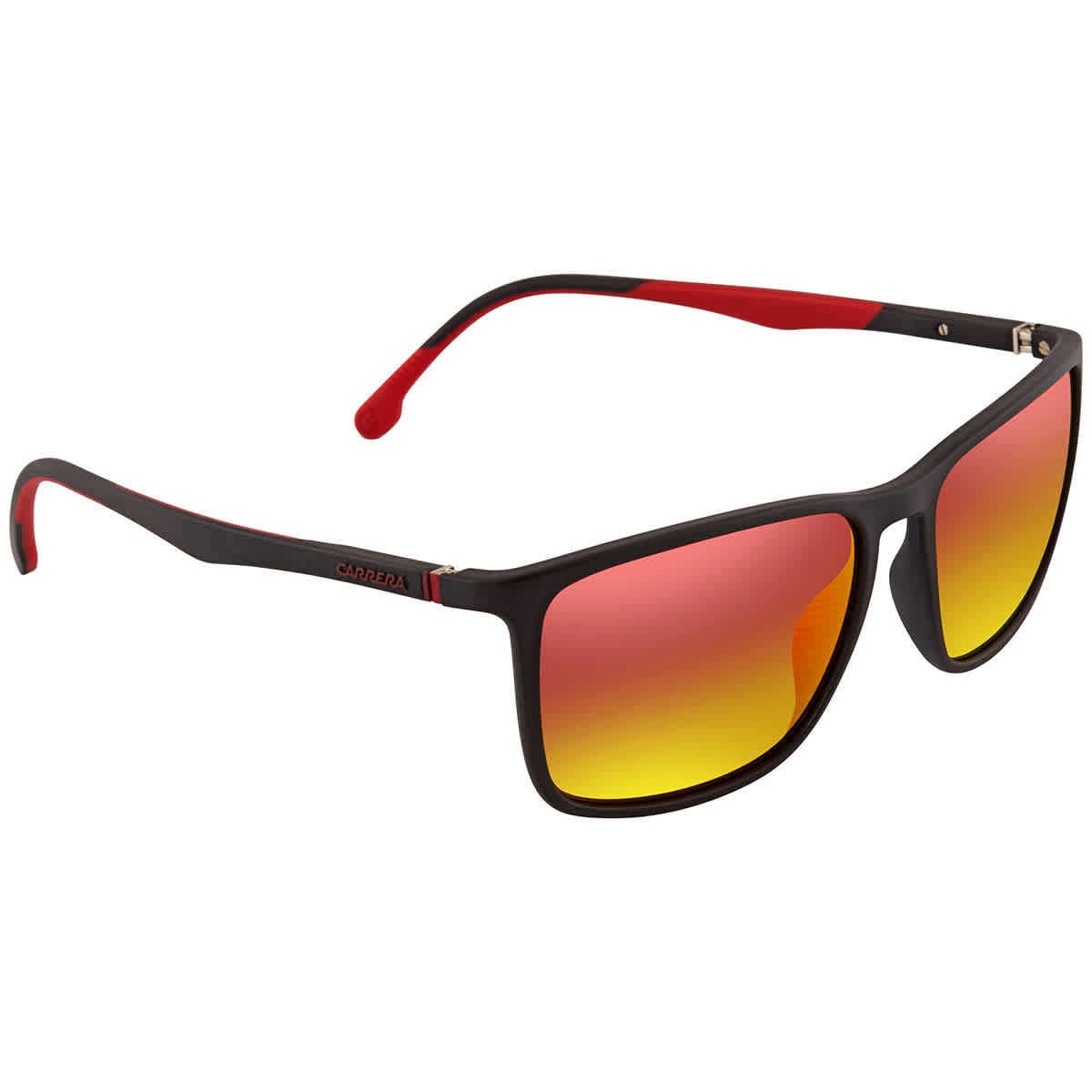 Carrera Red HD Mirror Rectangular Sunglasses CARRERA 8031/S 0BLX/W3 57 -  