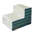 thumbnail image 3 of DOLITY Dog Stairs 2 Step Sturdy Puppy Ramp High Density Sponge for Older Dogs, Cats green, 3 of 9